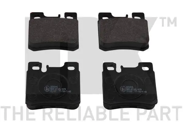 Handler.Part Brake pad set, disc brake NK 223315 1