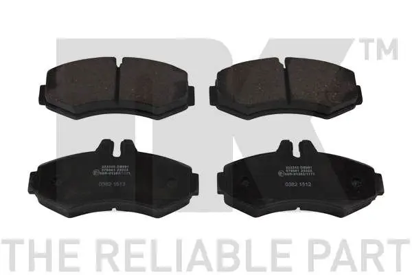 Handler.Part Brake pad set, disc brake NK 223340 1