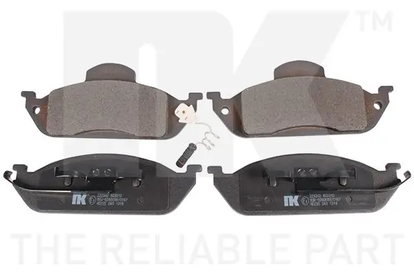 Handler.Part Brake pad set, disc brake NK 223342 1