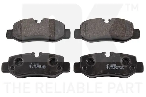 Handler.Part Brake pad set, disc brake NK 223377 1