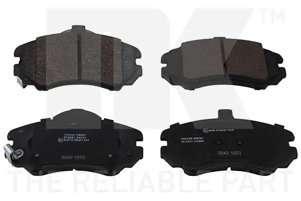 Handler.Part Brake pad set, disc brake NK 223429 1