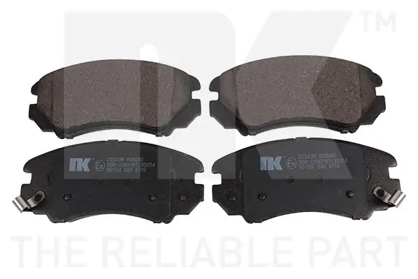 Handler.Part Brake pad set, disc brake NK 223436 1