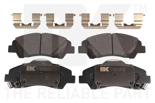 Handler.Part Brake pad set, disc brake NK 223450 1