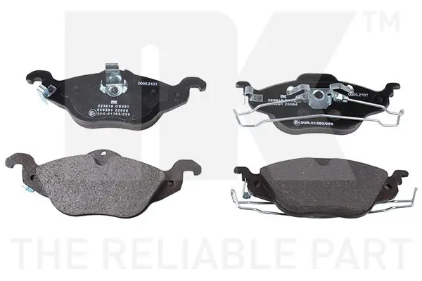 Handler.Part Brake pad set, disc brake NK 223618 1