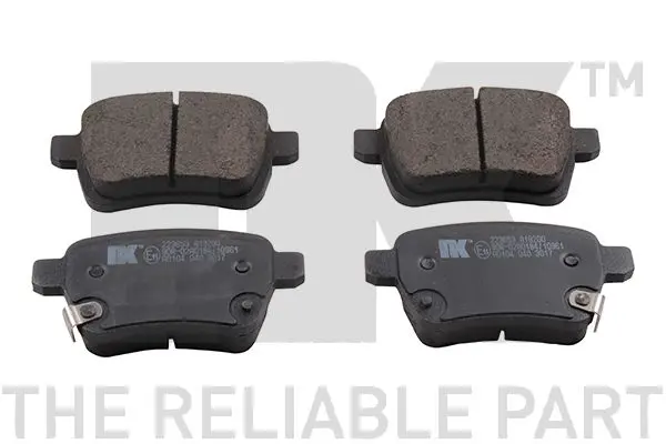 Handler.Part Brake pad set, disc brake NK 223653 1