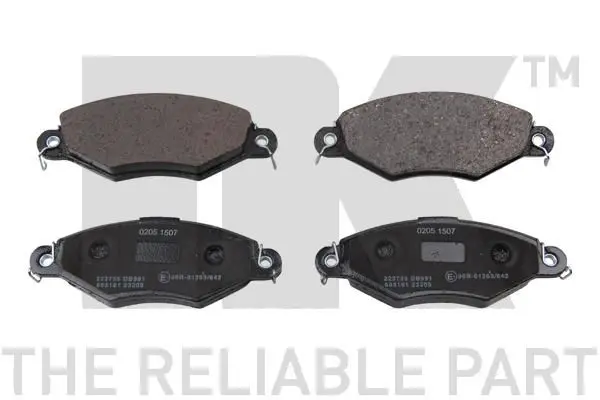 Handler.Part Brake pad set, disc brake NK 223735 1