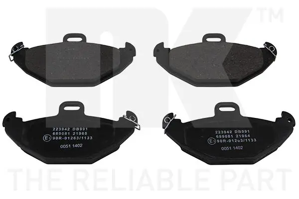 Handler.Part Brake pad set, disc brake NK 223942 1