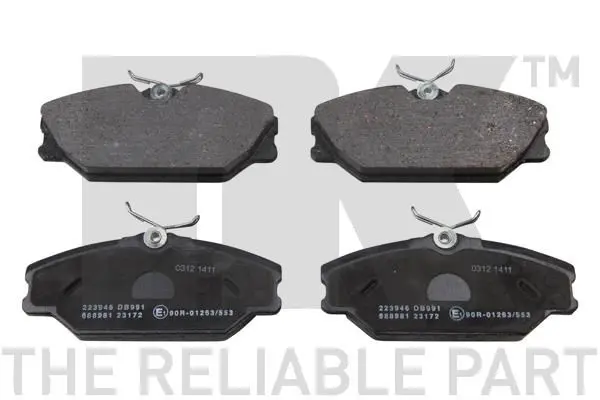 Handler.Part Brake pad set, disc brake NK 223946 1