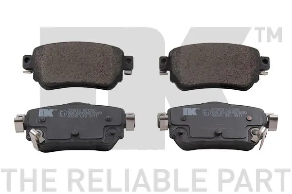 Handler.Part Brake pad set, disc brake NK 223973 1