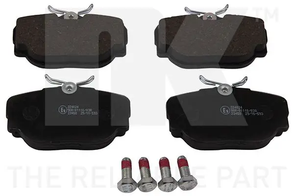 Handler.Part Brake pad set, disc brake NK 224024 1