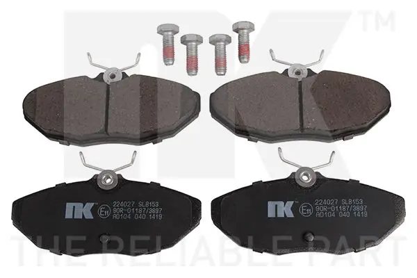 Handler.Part Brake pad set, disc brake NK 224027 1