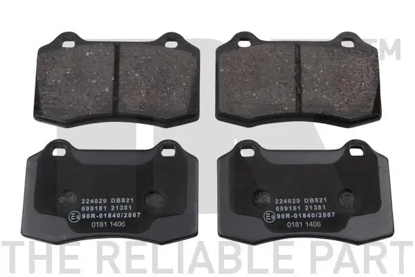 Handler.Part Brake pad set, disc brake NK 224029 1