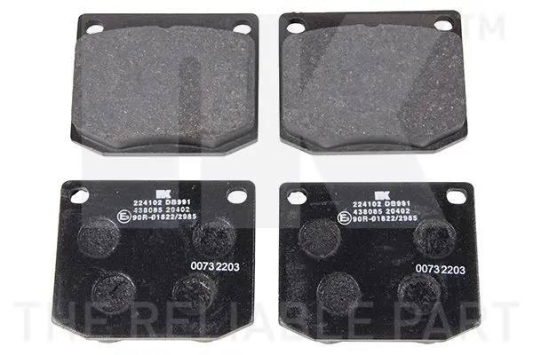 Handler.Part Brake pad set, disc brake NK 224102 1