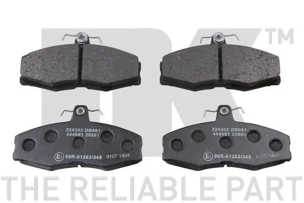 Handler.Part Brake pad set, disc brake NK 224303 1