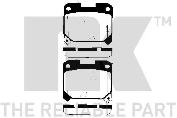 Handler.Part Brake pad set, disc brake NK 224541 1