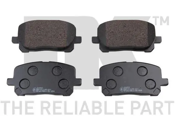 Handler.Part Brake pad set, disc brake NK 224553 1