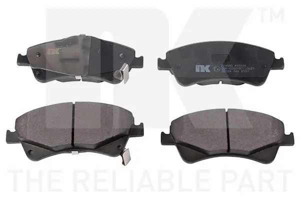 Handler.Part Brake pad set, disc brake NK 224585 1