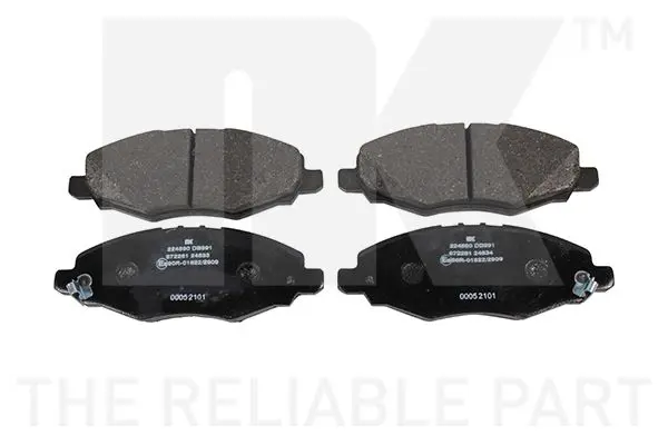 Handler.Part Brake pad set, disc brake NK 224590 1