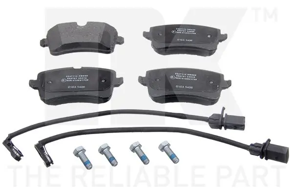 Handler.Part Brake pad set, disc brake NK 2247112 1