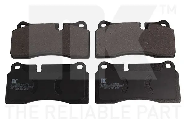 Handler.Part Brake pad set, disc brake NK 2247115 1