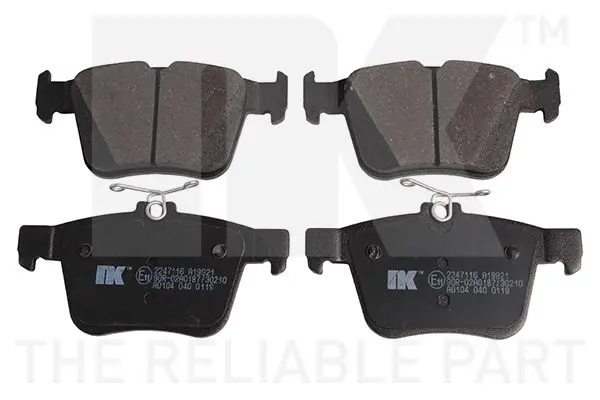 Handler.Part Brake pad set, disc brake NK 2247116 1