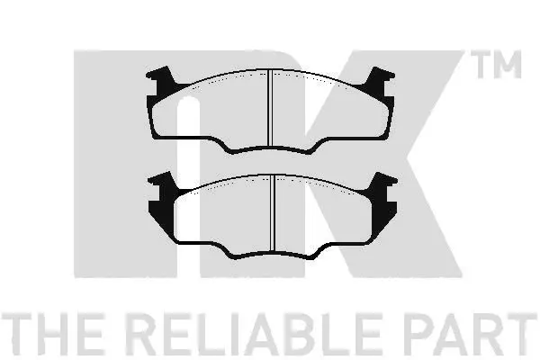 Handler.Part Brake pad set, disc brake NK 224713 1