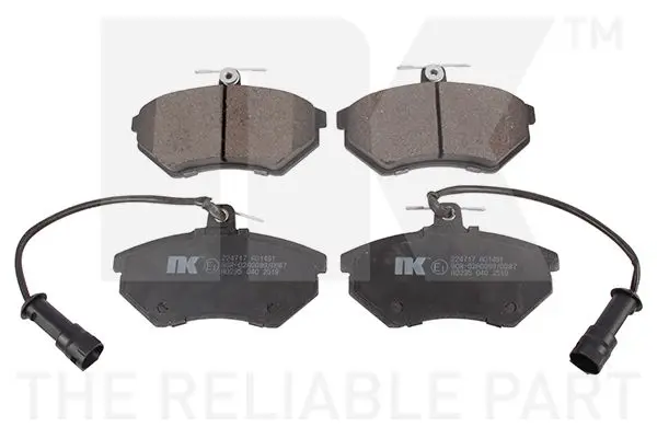 Handler.Part Brake pad set, disc brake NK 224717 1