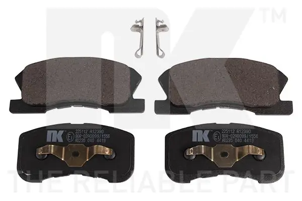 Handler.Part Brake pad set, disc brake NK 225112 1