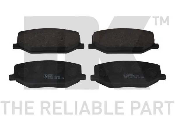 Handler.Part Brake pad set, disc brake NK 225201 1