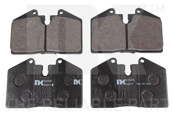 Handler.Part Brake pad set, disc brake NK 225605 1