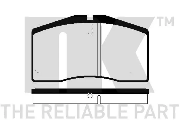 Handler.Part Brake pad set, disc brake NK 225606 1