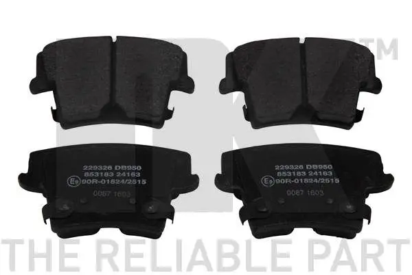 Handler.Part Brake pad set, disc brake NK 229326 1