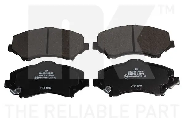 Handler.Part Brake pad set, disc brake NK 229335 1