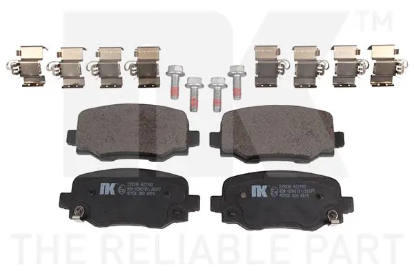 Handler.Part Brake pad set, disc brake NK 229336 1