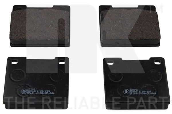 Handler.Part Brake pad set, disc brake NK 229911 1