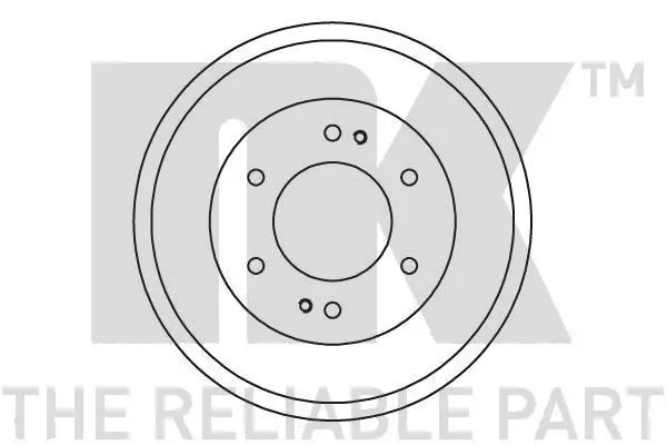 Handler.Part Brake drum NK 253407 1