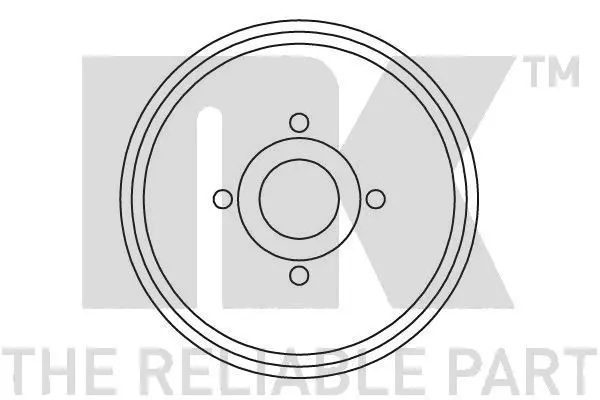 Handler.Part Brake drum NK 253915 1