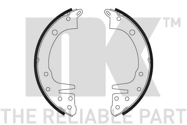 Handler.Part Brake shoe set NK 2730337 1