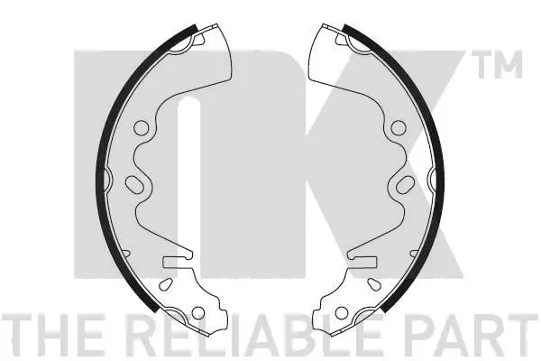 Handler.Part Brake shoe set, parking brake NK 2732288 1