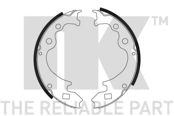 Handler.Part Brake shoe set NK 2799460 1