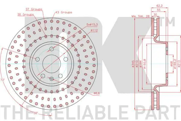 Handler.Part Brake disc NK 3147169 3