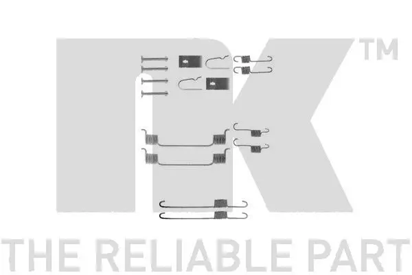 Handler.Part Accessory kit, brake shoes NK 7932700 1