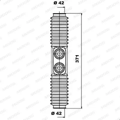 Handler.Part Bellow set, steering MOOG K150042 1