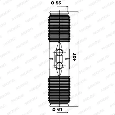 Handler.Part Bellow Set, steering MOOG K150065 1