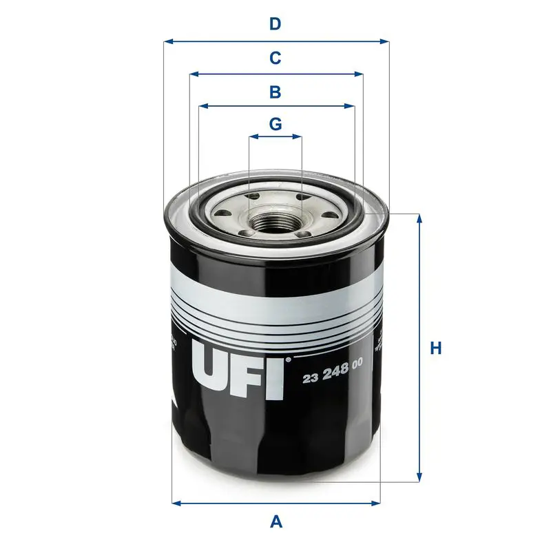 Handler.Part Oil filter UFI 2324800 1