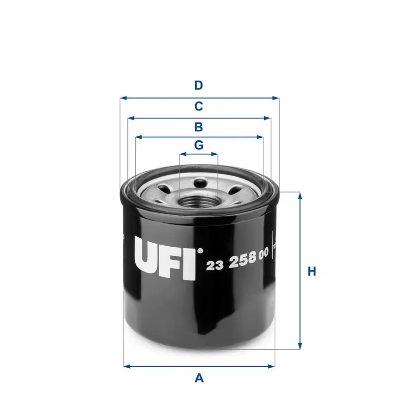 Handler.Part Oil filter UFI 2325800 1