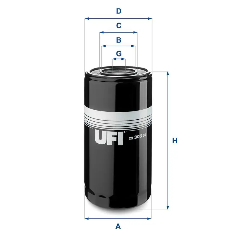 Handler.Part Oil filter UFI 2330500 1