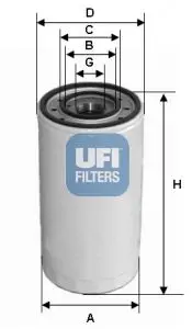 Handler.Part Oil filter UFI 2330200 1