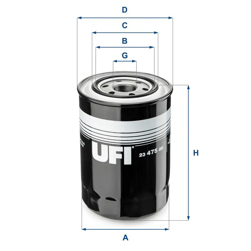 Handler.Part Oil filter UFI 2347500 1