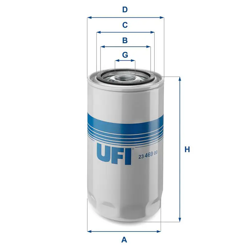 Handler.Part Oil filter UFI 2346900 1